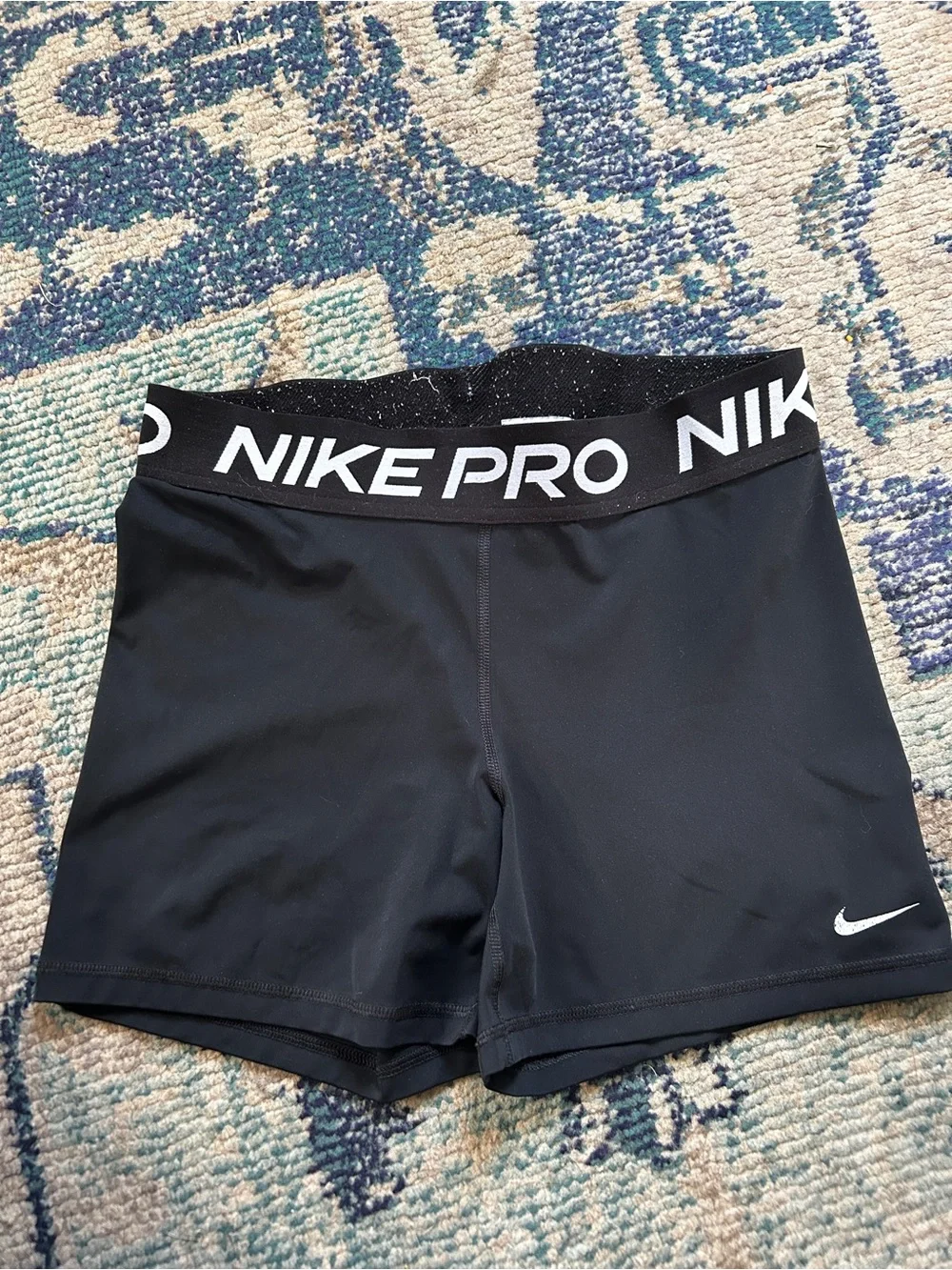 Nike Pro Women’s Large Dri-FIT Compression Shorts 3 Pack Bundle Black Gray
